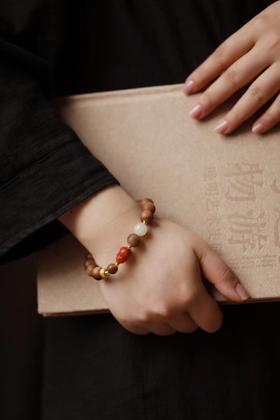 原创设计【绎心】老山檀香单圈手串10mm