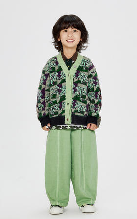 jnby  24年冬款   短款开襟毛衣  1O0312040