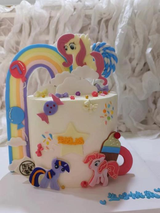 小马宝莉立体蛋糕（奶油霜工艺，提前2天预约） 商品图0