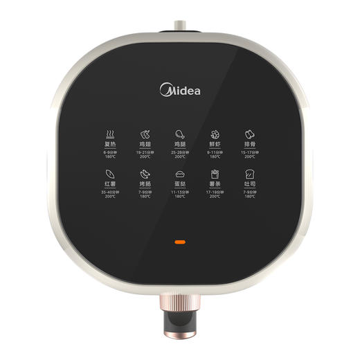 美的（Midea）空气炸锅 KZE459X9BD 4.5L 可视化窗 精准控温 商品图1