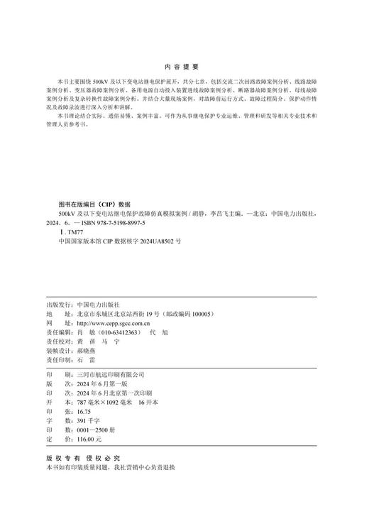 500kV及以下变电站继电保护故障仿真模拟案例 商品图3