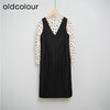 oldcolour春秋款法式气质百搭宽松长袖连衣裙两件套女DN33103461 商品缩略图1