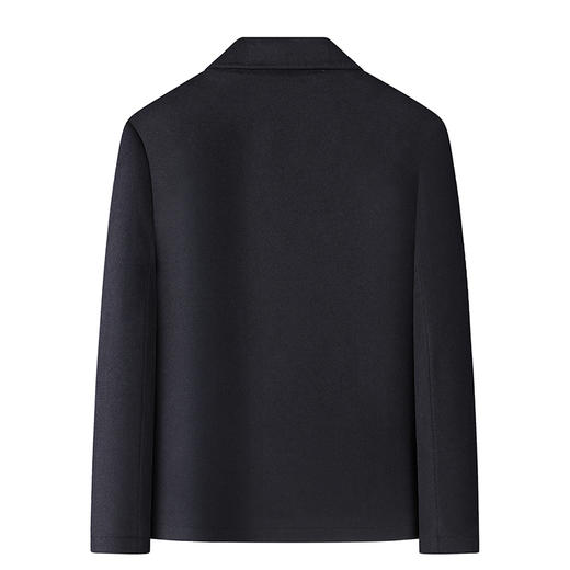 【100%羊毛】【可脱卸鹅绒内胆】【新款DLC】大依优型品质双面呢羊毛呢翻领外套商务夹克男宽松加肥加大码上衣胖子正装休闲 商品图10