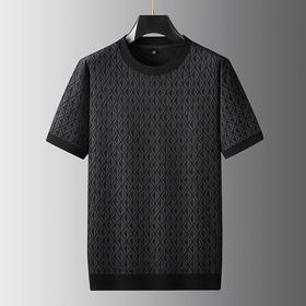 【新款DDA】大依优型圆领打底衫短袖背心休闲背心加肥加大上衣男士胖子大码t恤打底