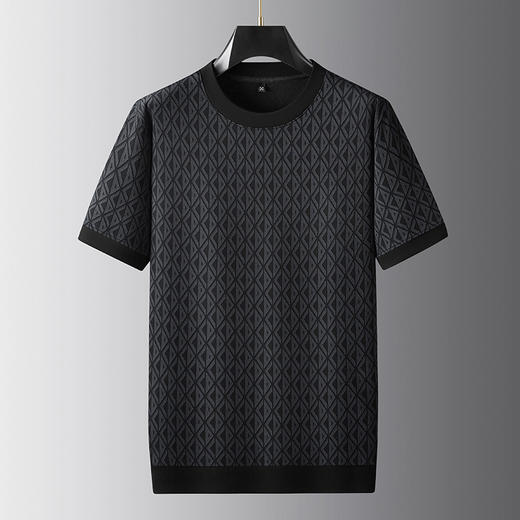 【新款DDA】大依优型圆领打底衫短袖背心休闲背心加肥加大上衣男士胖子大码t恤打底 商品图0