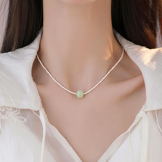 Winy925纯银梦幻碎银项链送女友闺蜜节日生日礼物 商品图0