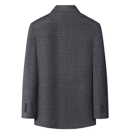 【中山领小立领】【新款DLC】大依优型品质双面呢羊毛呢大衣翻领外套商务夹克男宽松加肥加大码上衣胖子正装休闲 商品图8