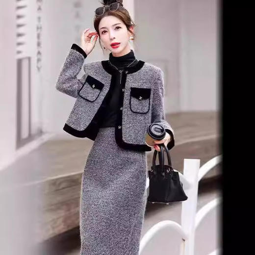 韩版时尚小香风，气质百搭两件套套裙 BX2360 商品图2