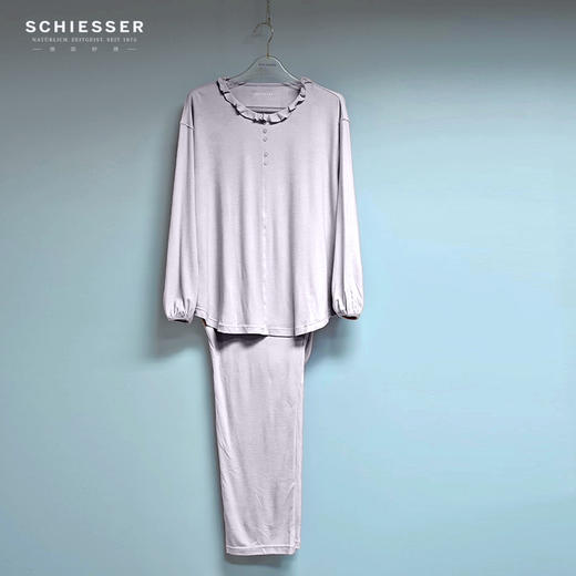 【超软超柔莫加暖】SCHIESSER德国舒雅女士莫代尔+保暖面料家居套装31/23943H 商品图10