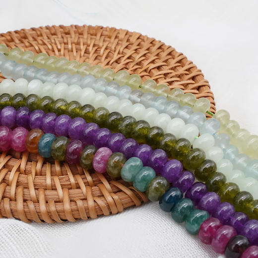 算盘珠5x8mm珠料意卡米诺手串念珠单颗珠子散珠半成品 商品图10