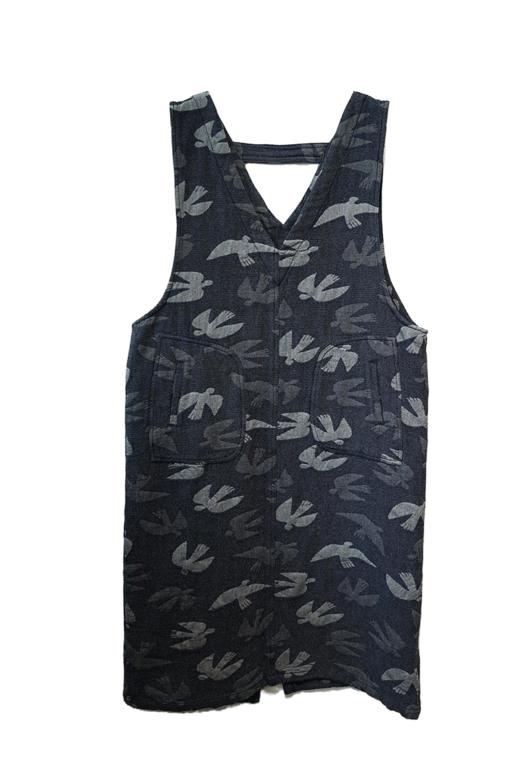 VIVIAN LIU薇薇安刘R2454103秋女装新款大V领袋提花马甲式连衣裙 商品图5