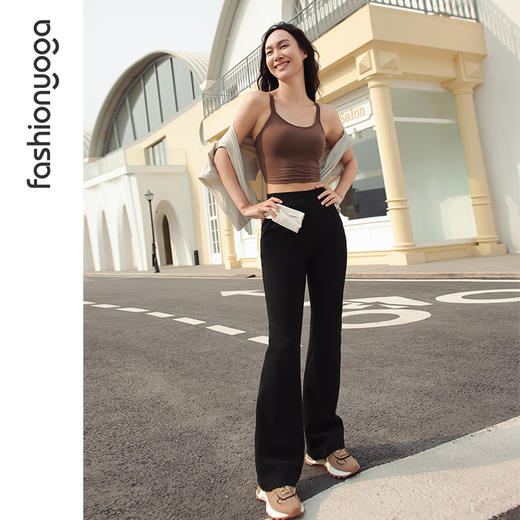 凡圣瑜伽 泡芙喇叭长裤F14980 商品图12