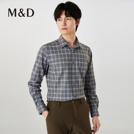 【名盾】长袖衬衫MXCB31665A 商品图2