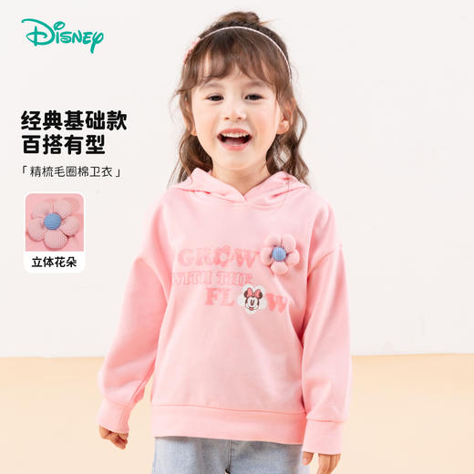 【迪士尼Disneybaby正品新品卫衣】秋冬男童女童上衣舒适儿童卫衣 商品图5