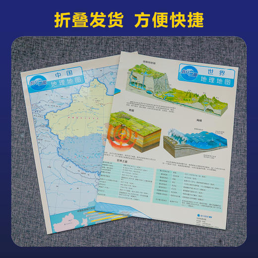 藏在地图里的高分.学生地理地图（中国+世界）2册 商品图5