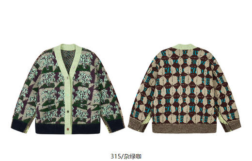 jnby  24年冬款   短款开襟毛衣  1O0312040 商品图12