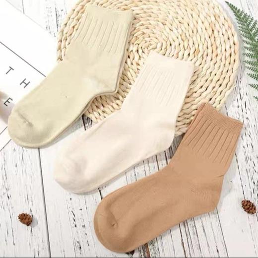 素道有机彩棉基础袜 女袜 男袜 男女同款 短筒 中筒  袜子 商品图9