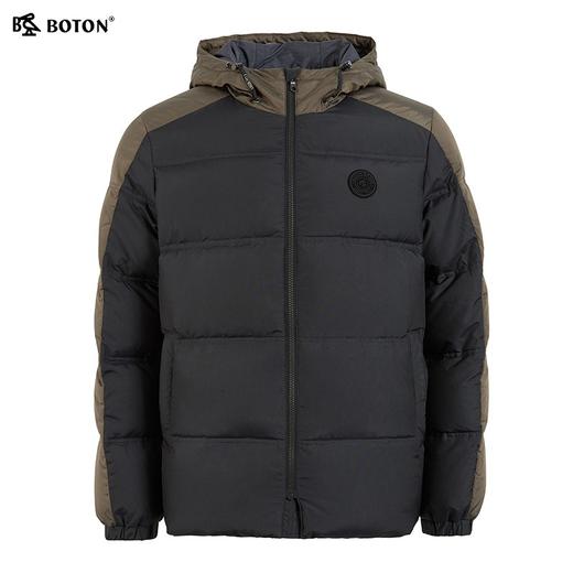 波顿男士短款羽绒服高端品牌白鸭绒防风保暖连帽潮MC796521 商品图6