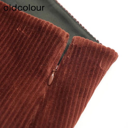 oldcolour复古气质高腰显瘦A字短款半身裙女L41061144 商品图4
