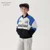马克珍妮男童潮酷赛车风棒球服儿童夹棉外套夹克秋冬新款241019 商品缩略图1