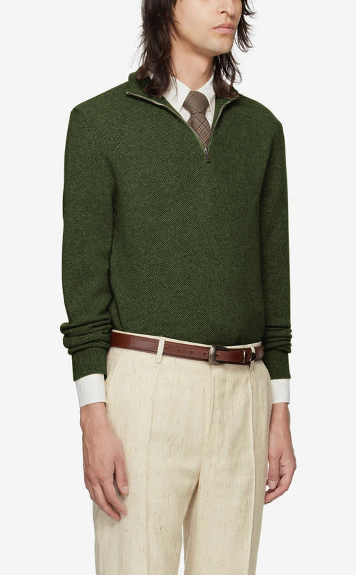 柜12K 拉夫劳伦同款高端紫标美式早秋拉链针织衫 商品图2