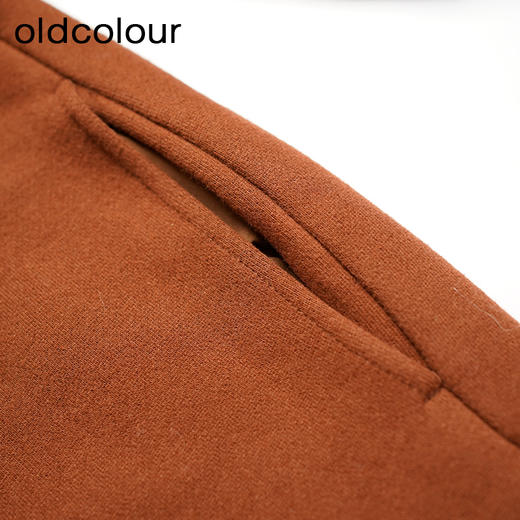 oldcolour休闲简约气质设计感蕾丝拼接长袖卫衣连衣裙女L41103143 商品图2