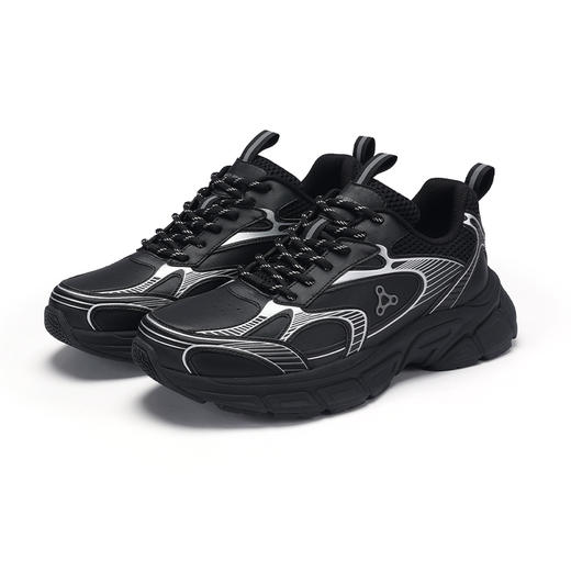 足行健按摩鞋足弓支撑夏季飞织网面透气经典休闲鞋-运筹帷幄 商品图5