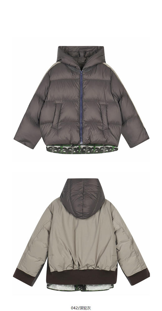 jnby  24年冬款  短款羽绒服  1O0C12180 商品图11