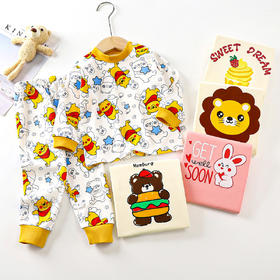 A类儿童内衣套装纯棉男童秋衣秋裤宝宝衣服保暖女童家居服秋冬装童装（多款可选）