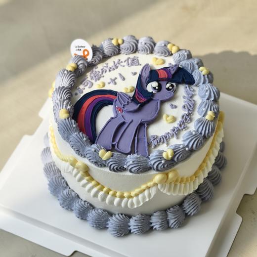 小马宝莉（实际是紫色拍照有色差）·奶油蛋糕 商品图0