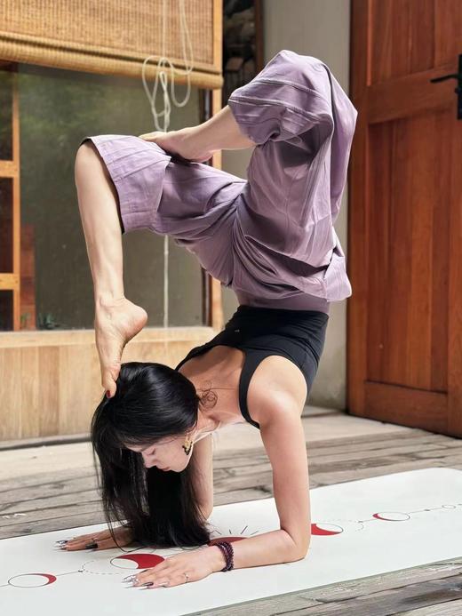 设计师款星光月影系列瑜伽垫磨砂加厚环保橡胶垫 商品图7