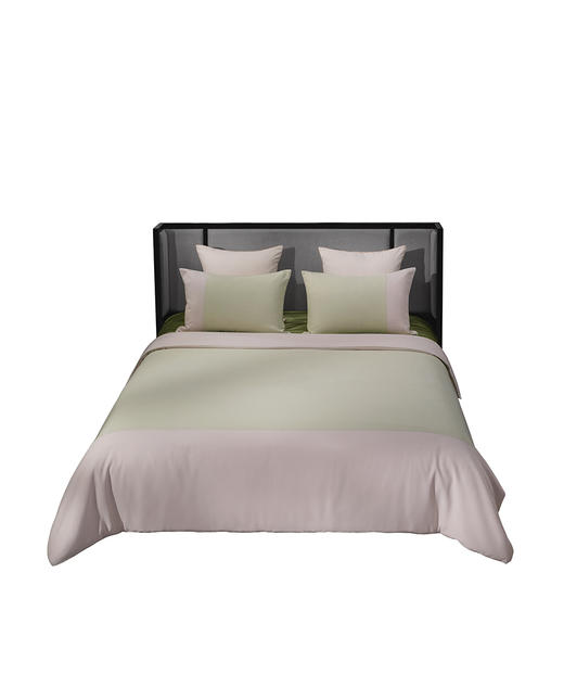 皇锦28姆米重磅棉感真丝双人被套四件套-四季合意 商品图1