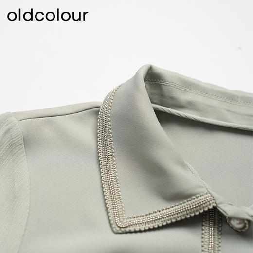 oldcolour春秋款气质百搭法式宽松设计感长袖连衣裙女GL32103861 商品图2