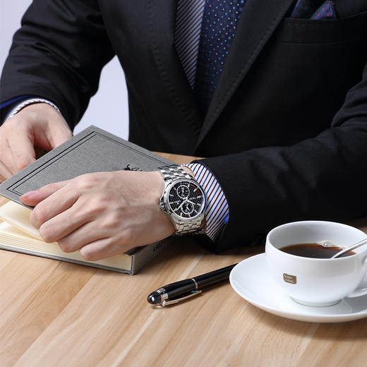 依波表/EBOHR个性男士石英手表专柜同款11210115 商品图4