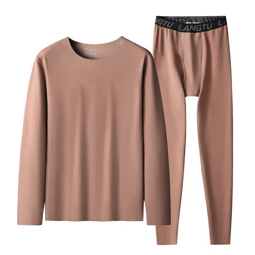 【羊绒保暖】【新款DSF】大依优型大码男装羊绒保暖套装内衣弹力舒适保暖秋衣秋裤 商品图3