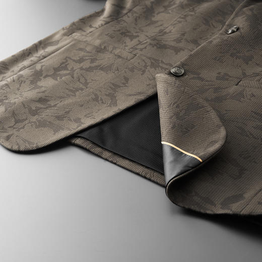 【新款DDA】大依优型品质西服外套商务夹克男宽松加肥加大码上衣胖子正装休闲 商品图5