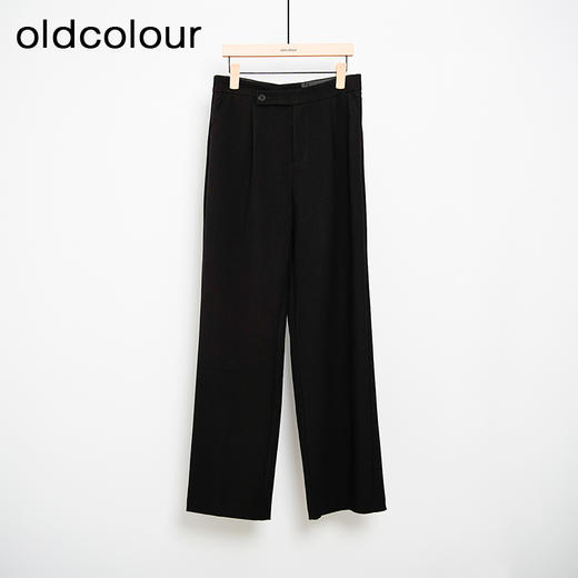 oldcolour春秋款休闲百搭通勤高腰显瘦西装长裤GN31073808 商品图2