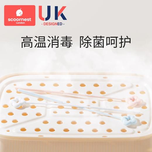 科巢硅胶吸管刷加长杯子奶瓶管子专用长柄清洁刷子小缝隙清洗神器 商品图3