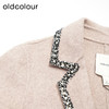 oldcolour冬季气质显瘦设计感保暖双面手工呢料长外套大衣女DL43156317 商品缩略图2