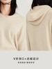 【修身简逸】阿菁娜冬季新款金丝时髦纸片人绵羊毛一线成衣连帽衫F29D302003 商品缩略图3