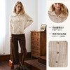 OLrain欧芮儿法式杏色毛衣女秋季2024年新款宽松复古麻花显瘦上衣 商品缩略图4