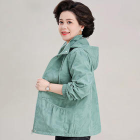 【外套女春秋款】妈妈中年女装 秋装新款风衣 中老年女士早秋大码上衣薄