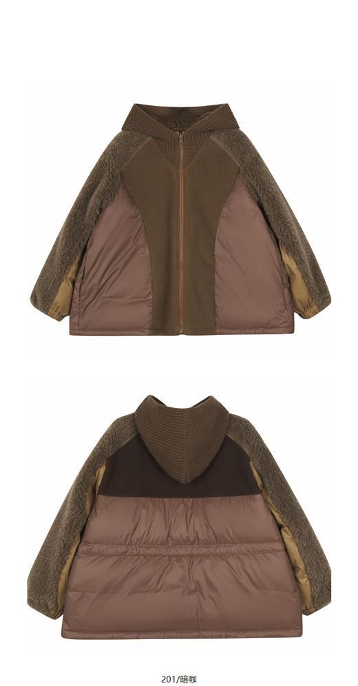 jnby   24年冬款  短款羽绒服  1O0C11940 商品图8