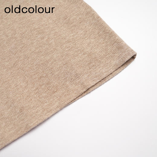 oldcolour秋冬季气质通勤设计感拼接毛织连衣裙假两件GN31106856 商品图4