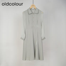 oldcolour春秋款气质百搭法式宽松设计感长袖连衣裙女GL32103861