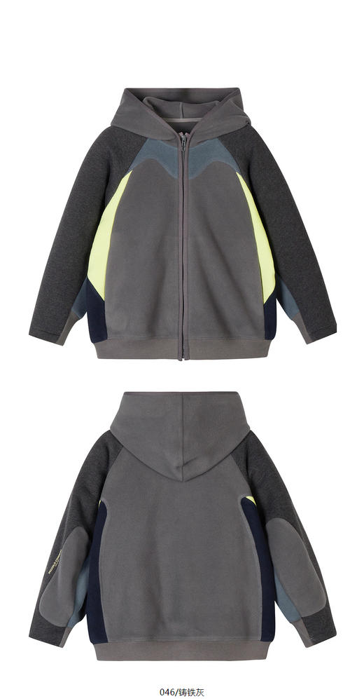 jnby   4年冬款  连帽开襟卫衣  1O0410830 商品图12