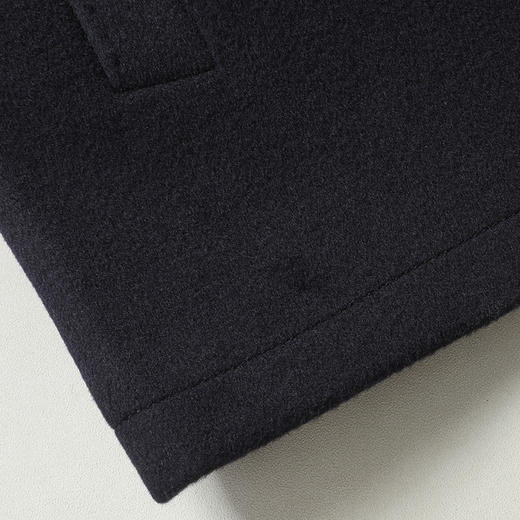 【100%羊毛】【可脱卸鹅绒内胆】【新款DLC】大依优型品质双面呢羊毛呢翻领外套商务夹克男宽松加肥加大码上衣胖子正装休闲 商品图5