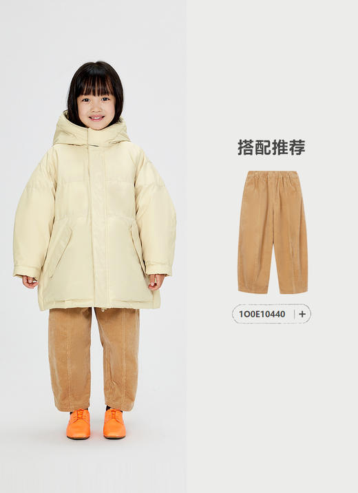 jnby   24年冬款  中长款羽绒服  1O0C12760 商品图4