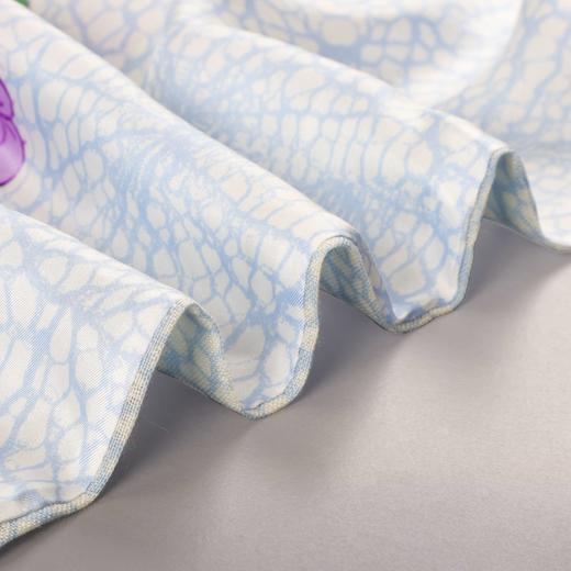 桑蚕丝金纺澳毛双面围巾 商品图13