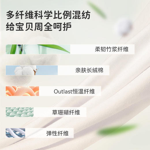 【限时79元】i-baby×Outlast针织印花长袖抑菌恒温家居服套装90/150/160码 商品图2